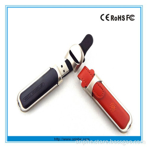 leather USB flash drives, USB stick popular model,easy printing logo